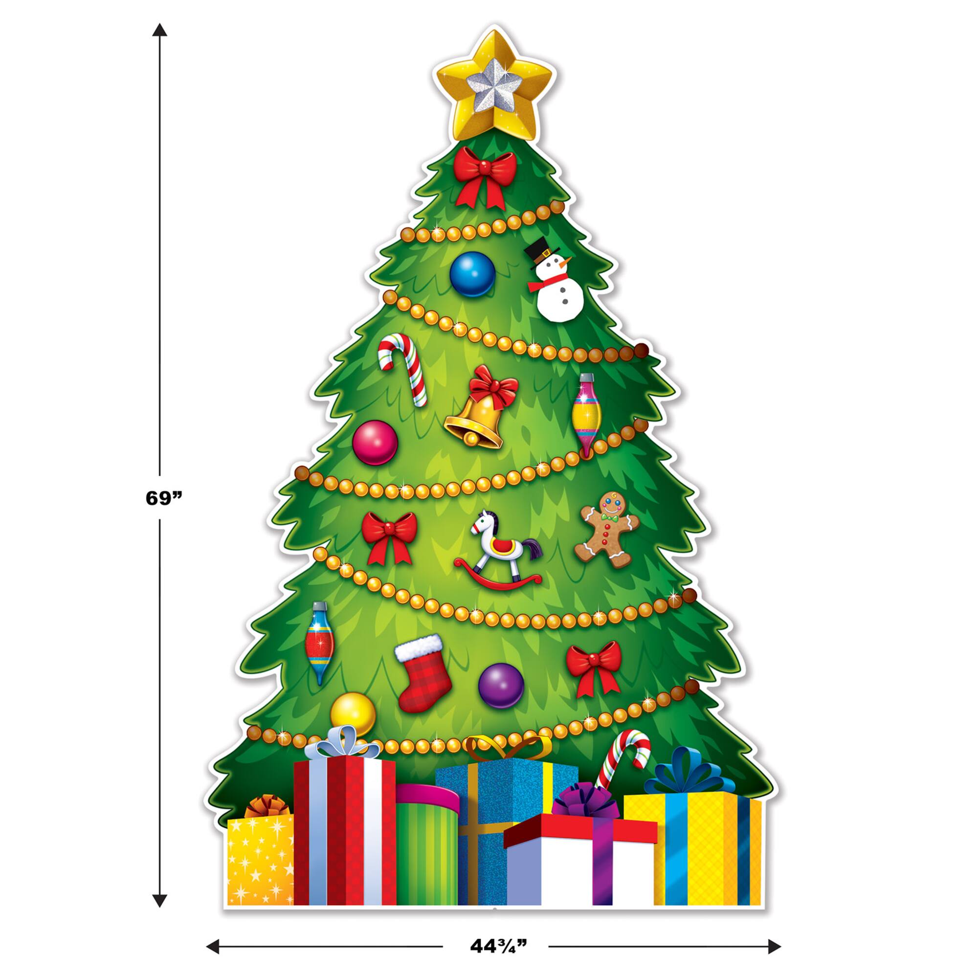 Beistle 69" Christmas Tree Standup